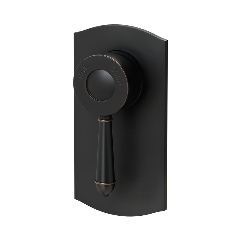 PHOENIX NOSTALGIA SHOWER WALL MIXER ANTIQUE BLACK