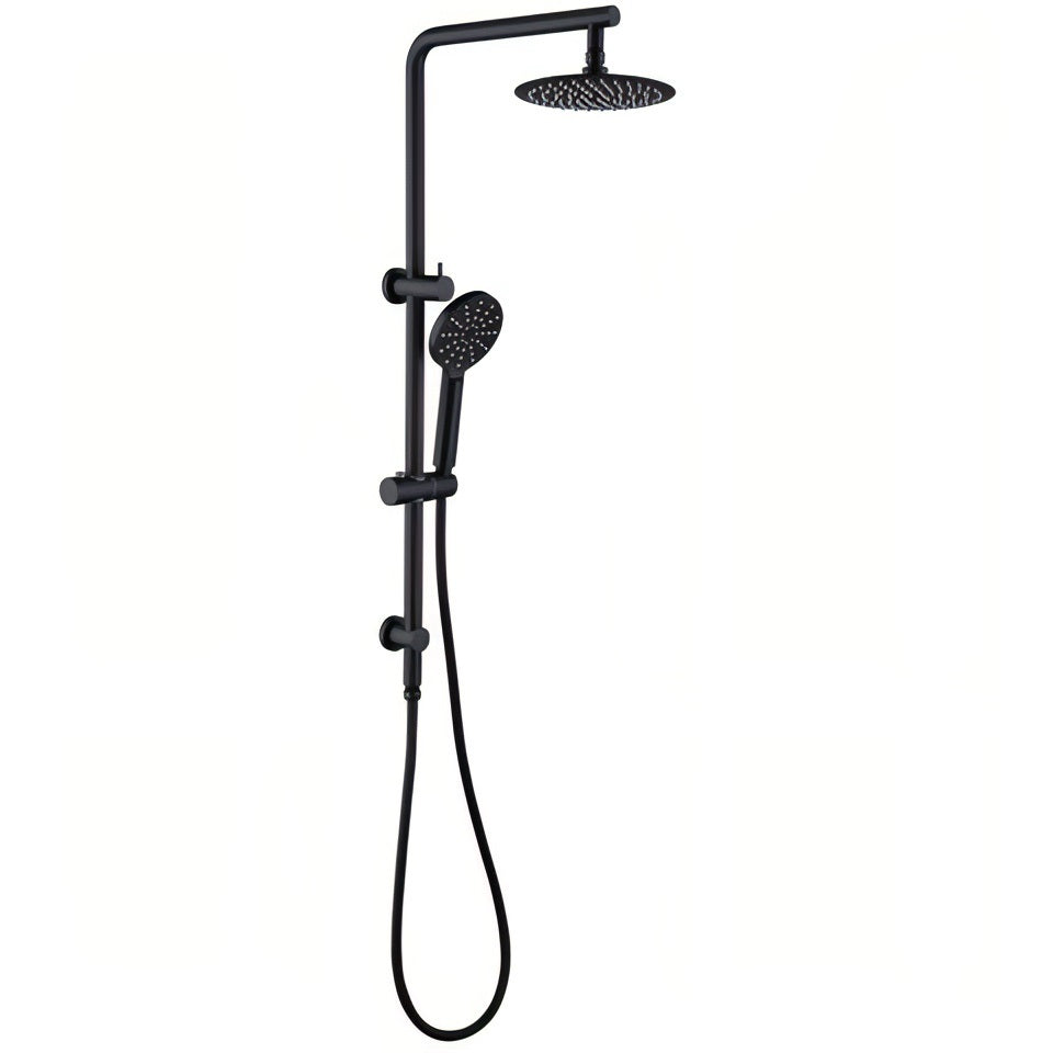 INSPIRE PAVIA COMBO SHOWER SET WITH SINGLE HOSE TOP INLET MATTE BLACK