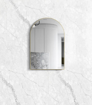 OTTI ARCHIE METAL FRAMED MIRROR GOLD 600X900MM
