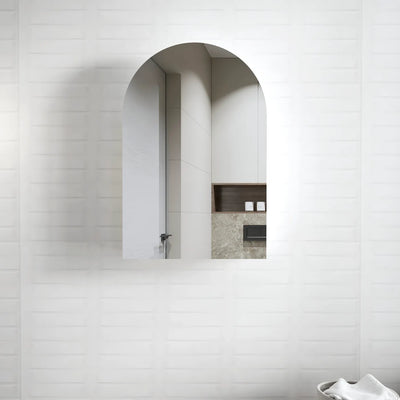 OTTI ARCHIE MATTE WHITE SHAVING CABINET 600X900MM