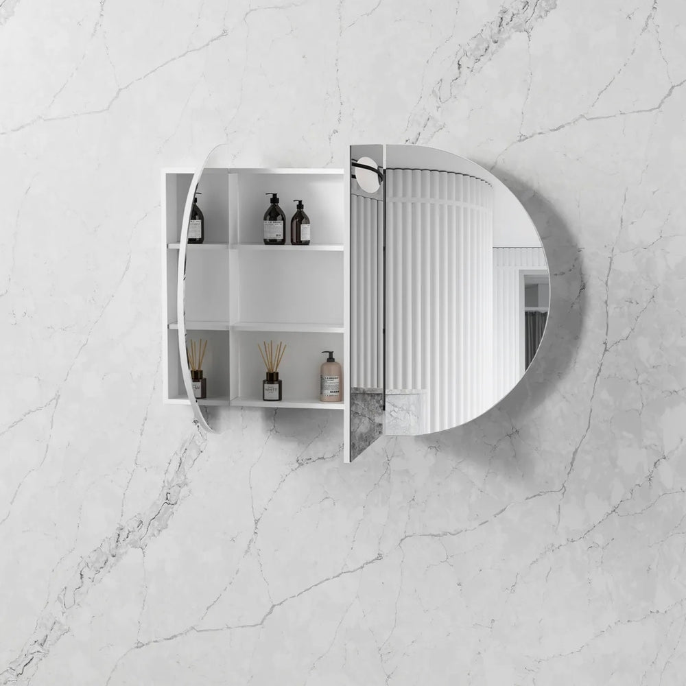 OTTI BONDI MATTE WHITE SHAVING CABINET 1200X750MM