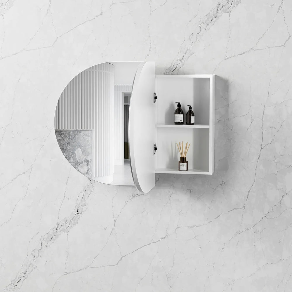 OTTI BONDI MATTE WHITE SHAVING CABINET 900X600MM