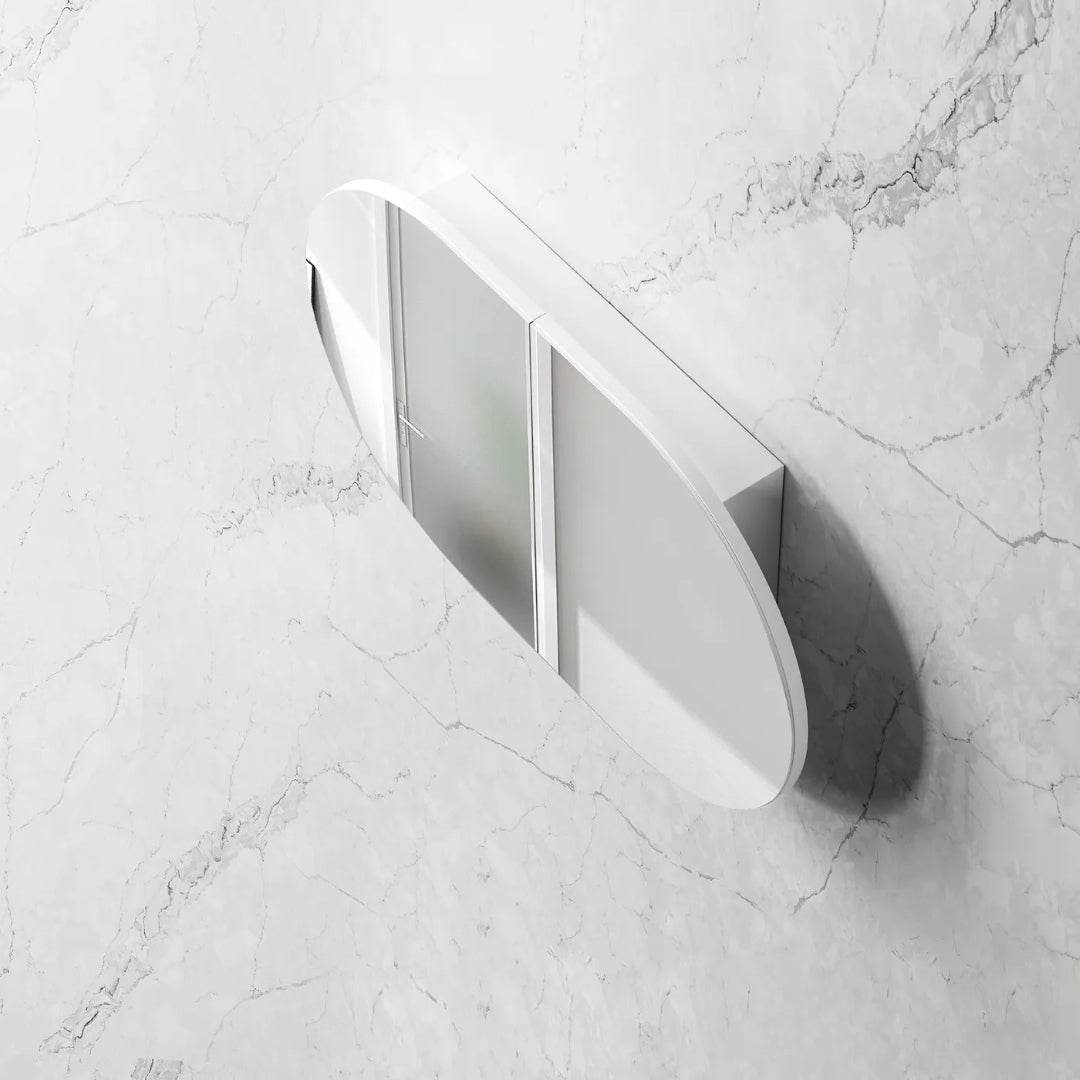 OTTI BONDI MATTE WHITE SHAVING CABINET 900X600MM