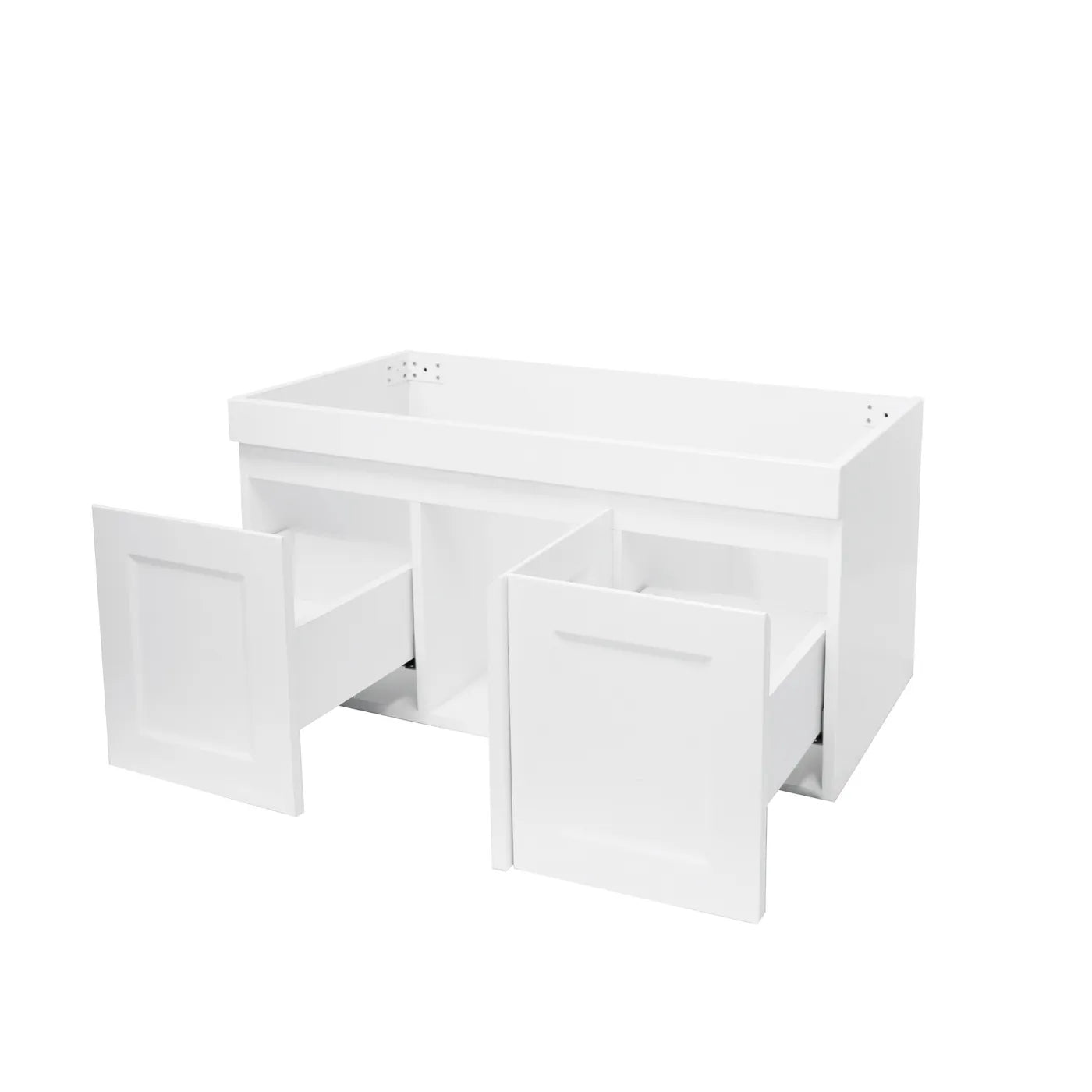 OTTI HAMPTON MARK II MATTE WHITE 900MM SINGLE BOWL WALL HUNG VANITY