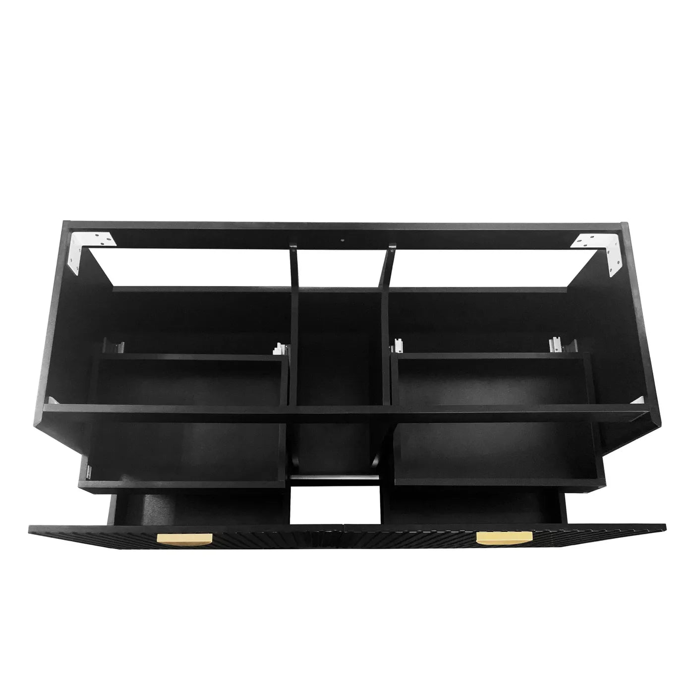 OTTI MARLO MATTE BLACK 1200MM SINGLE BOWL FLOOR STANDING VANITY