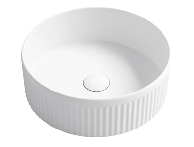 OTTI OXFORD ROUND MATTE WHITE BASIN 395MM