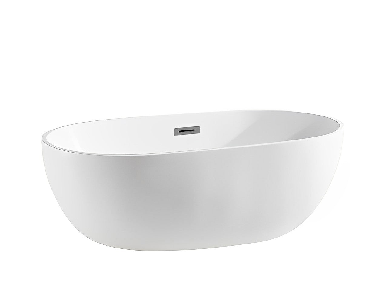 POSEIDON OLIVIA FREE STANDING BATH GLOSS WHITE (AVAILABLE IN 1400MM, 1530MM AND 1700MM)