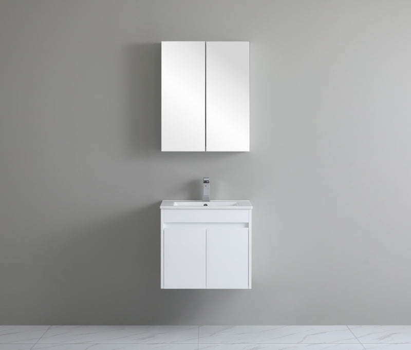 POSEIDON P64 WHITE 600MM WALL HUNG VANITY