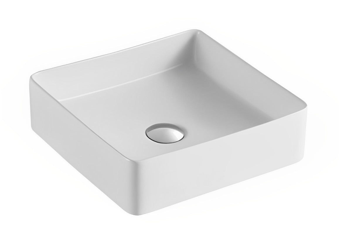 POSEIDON FINE CERAMIC BASIN MATTE WHITE 360MM