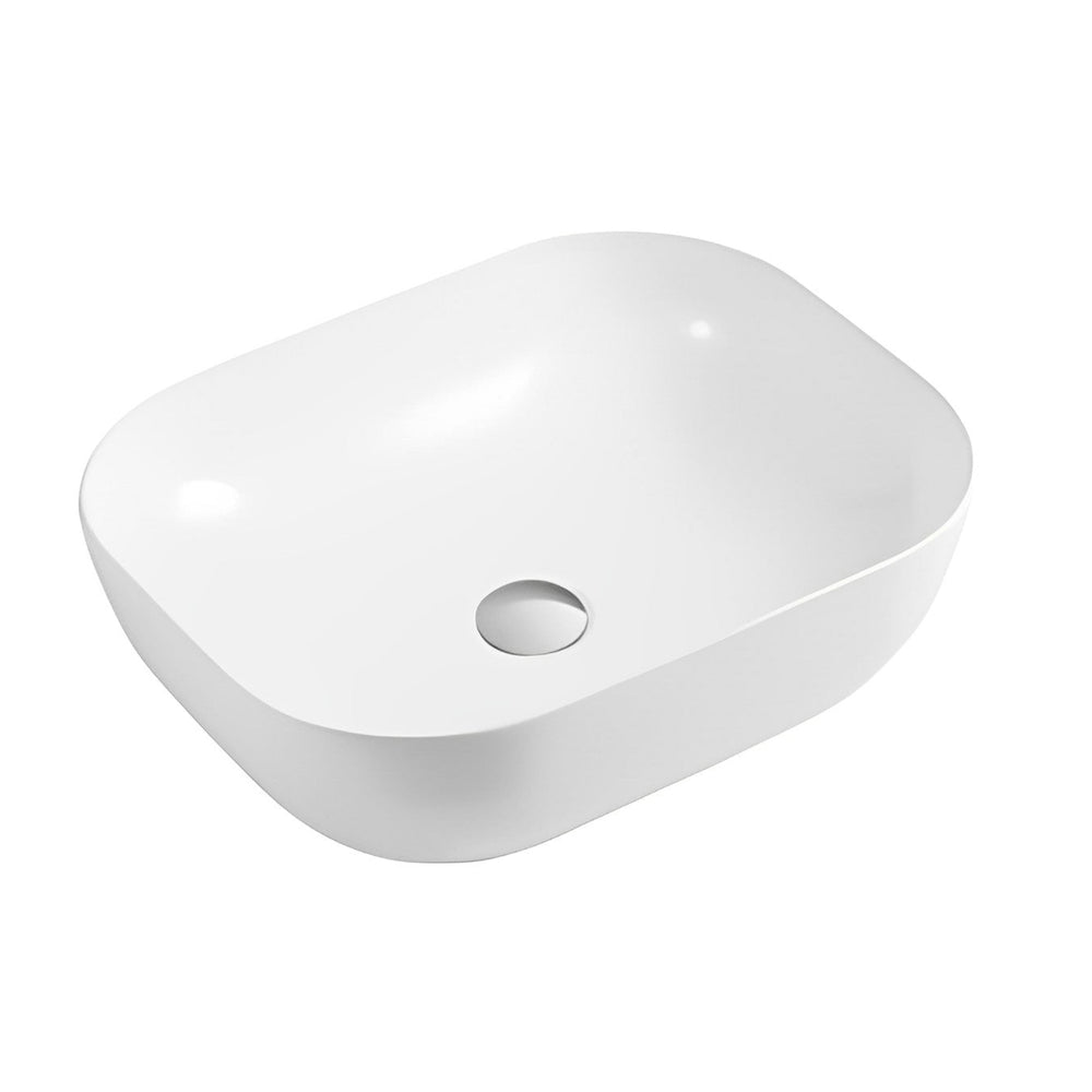 POSEIDON FINE CERAMIC BASIN ULTRA SLIM GLOSS WHITE 465MM