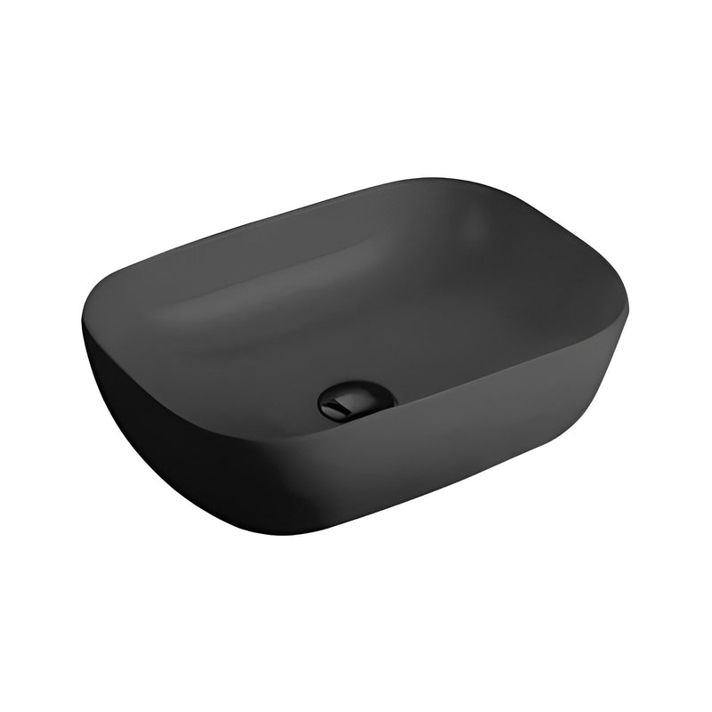 POSEIDON FINE CERAMIC BASIN ULTRA SLIM MATTE BLACK