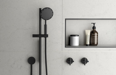 PHOENIX VIVID SLIMLINE PLUS LEAD FREE WALL TOP ASSEMBLIES MATTE BLACK