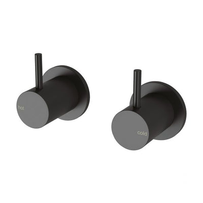 PHOENIX VIVID SLIMLINE LEAD FREE WALL TOP ASSEMBLIES EXTENDED SPINDLES MATTE BLACK