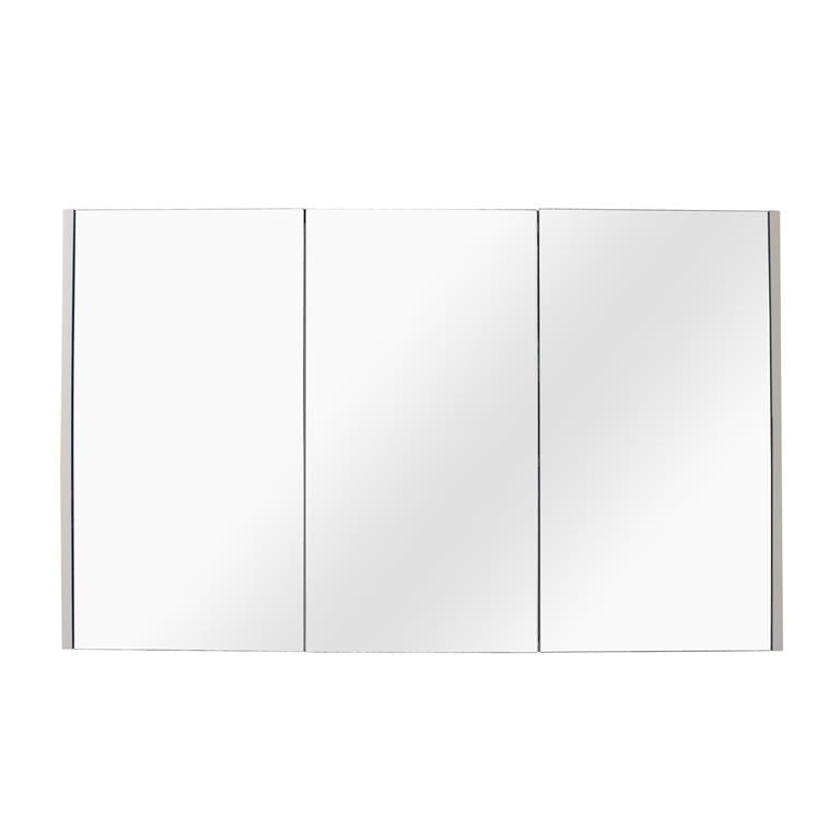 POSEIDON QUBIST MATTE WHITE MIRROR SHAVING CABINET 1200MM