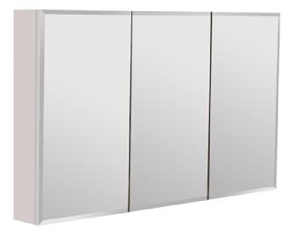 POSEIDON WHITE MIRROR CABINET 1200MM