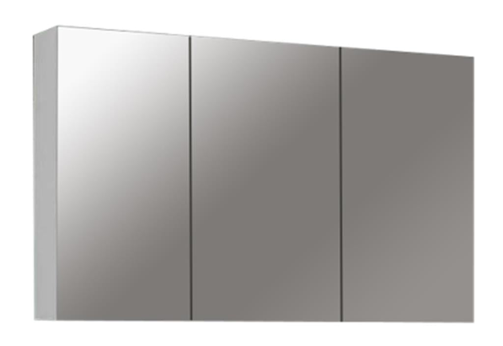 POSEIDON WHITE MIRROR CABINET 1200MM