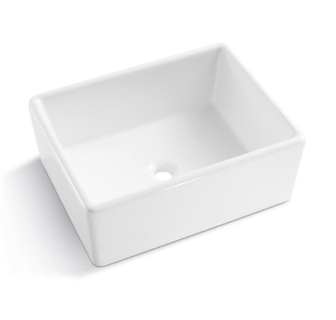 POSEIDON FERMENTALE CERAMIC KITCHEN SINK WHITE 530MM