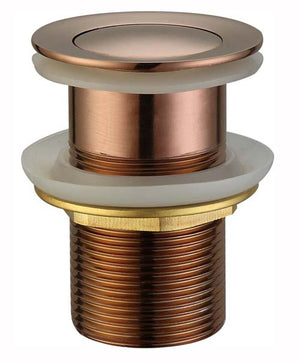HELLYCAR PUSH PLUG WASTE NON-OVERFLOW ROSE GOLD 32MM