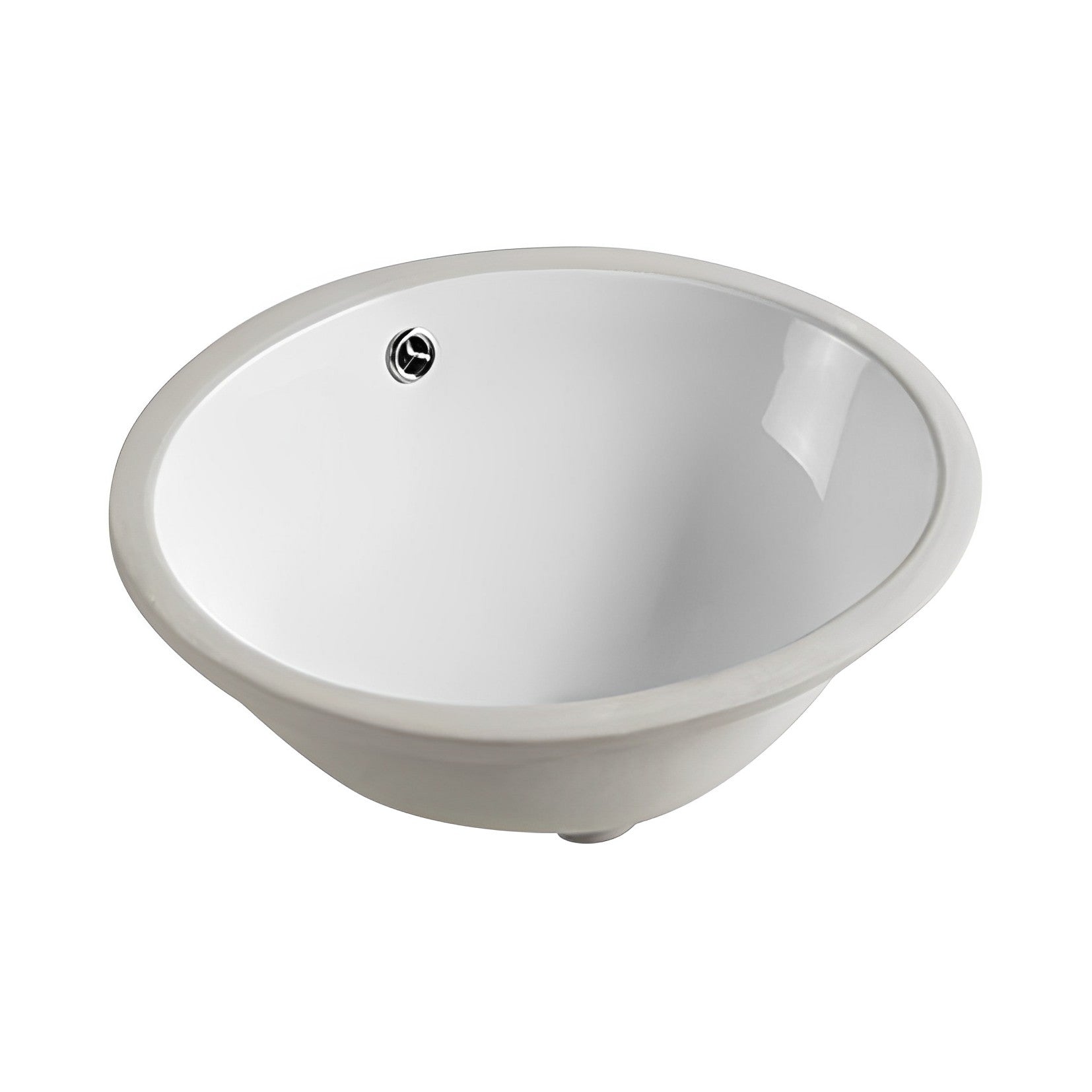 POSEIDON UNDER COUNTER BASIN GLOSS WHITE 340MM