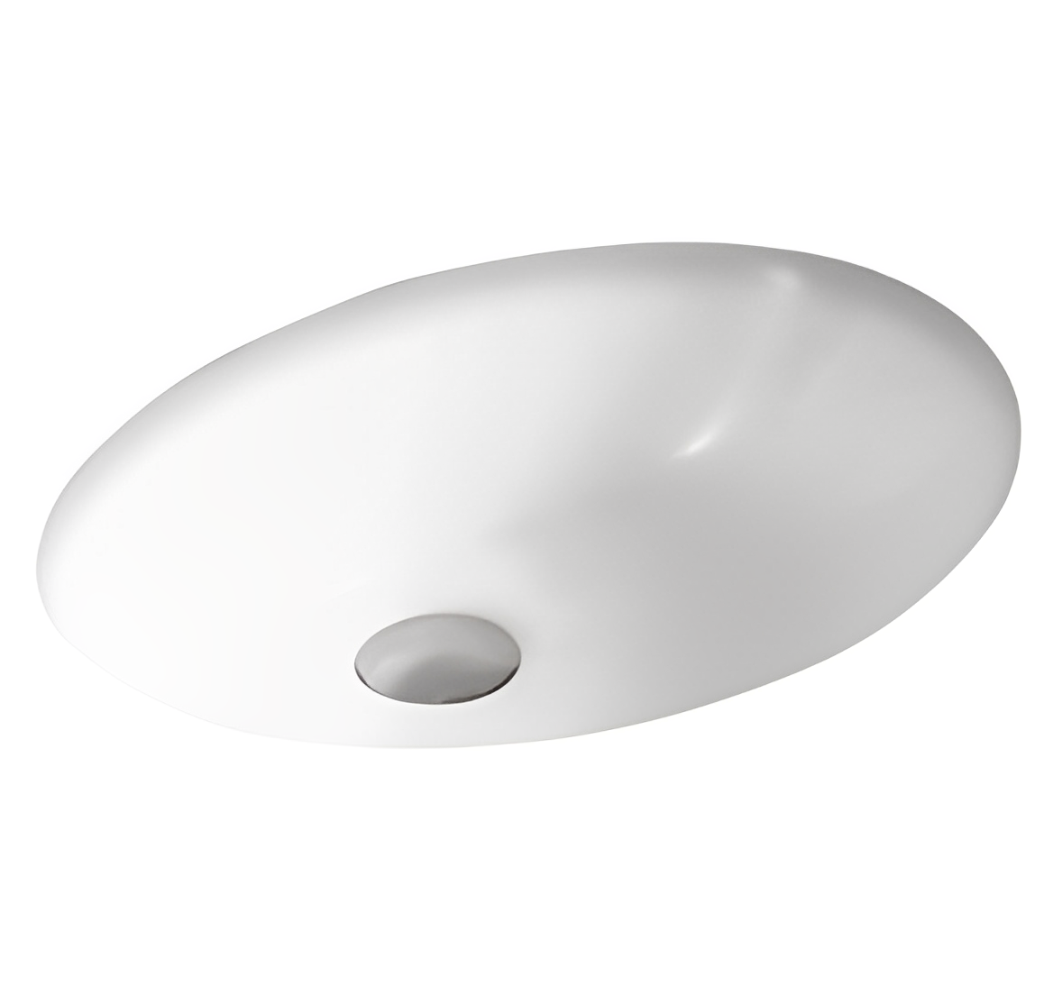 POSEIDON UNDER COUNTER BASIN GLOSS WHITE 460MM