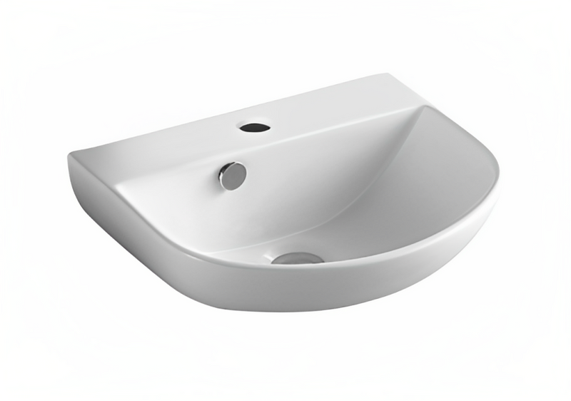 POSEIDON WALL HUNG BASIN GLOSS WHITE