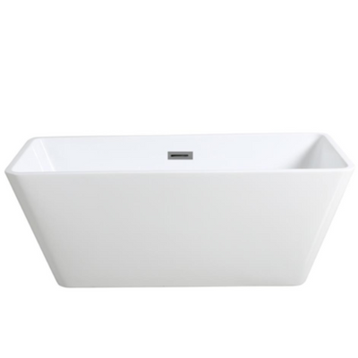 POSEIDON QUBIST  FREE STANDING BATH GLOSS WHITE 1200MM