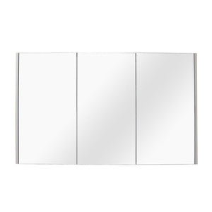 POSEIDON QUBIST MATTE WHITE MIRROR SHAVING CABINET 1200X720MM