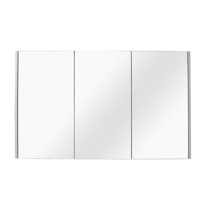 POSEIDON QUBIST MATTE WHITE MIRROR SHAVING CABINET 1200X720MM