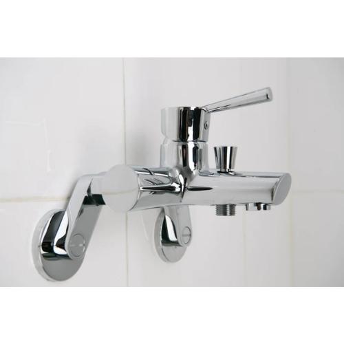 QUOSS DIVERTER BATH / SHOWER FULL SET (CHROME) (WITH MULTIPLE FITTING OPTIONS)