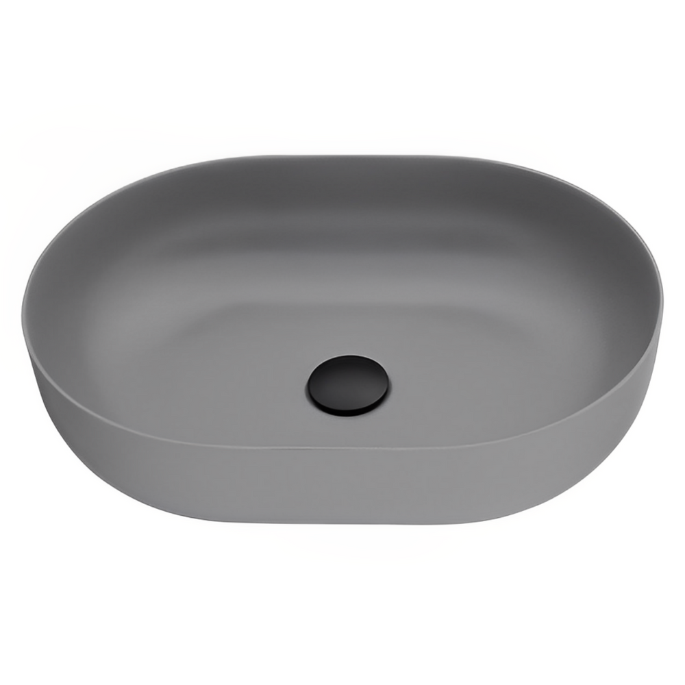 POSEIDON QUARTZ ART BASIN MATTE GREY 508MM
