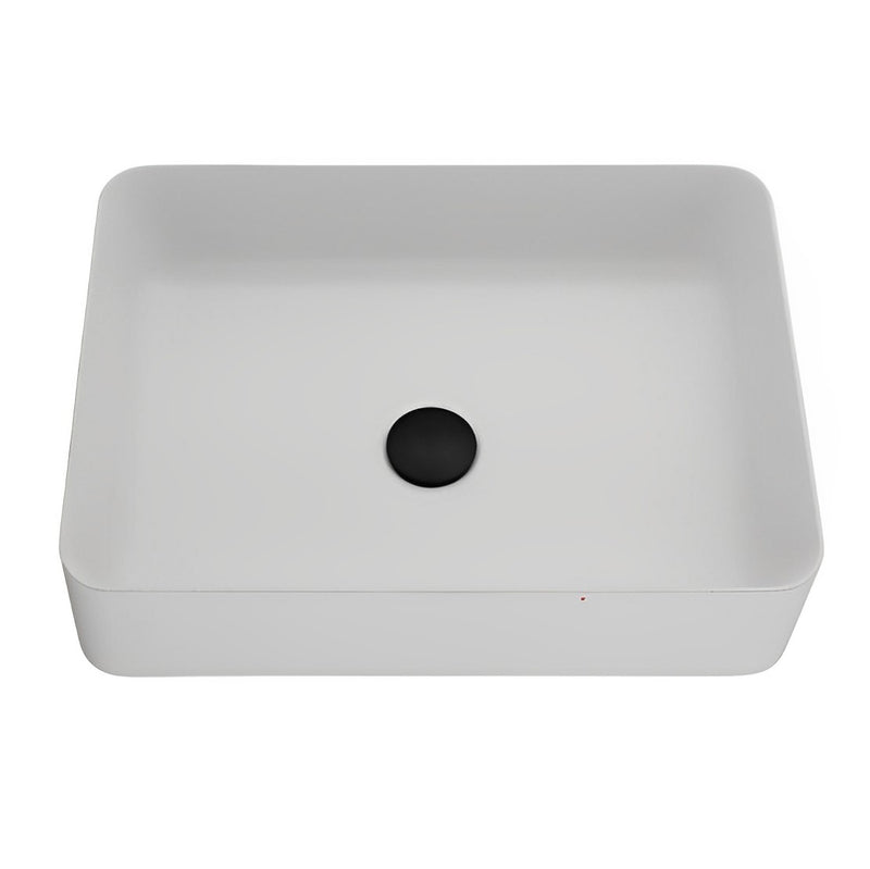 POSEIDON QUARTZ ART BASIN MATTE WHITE