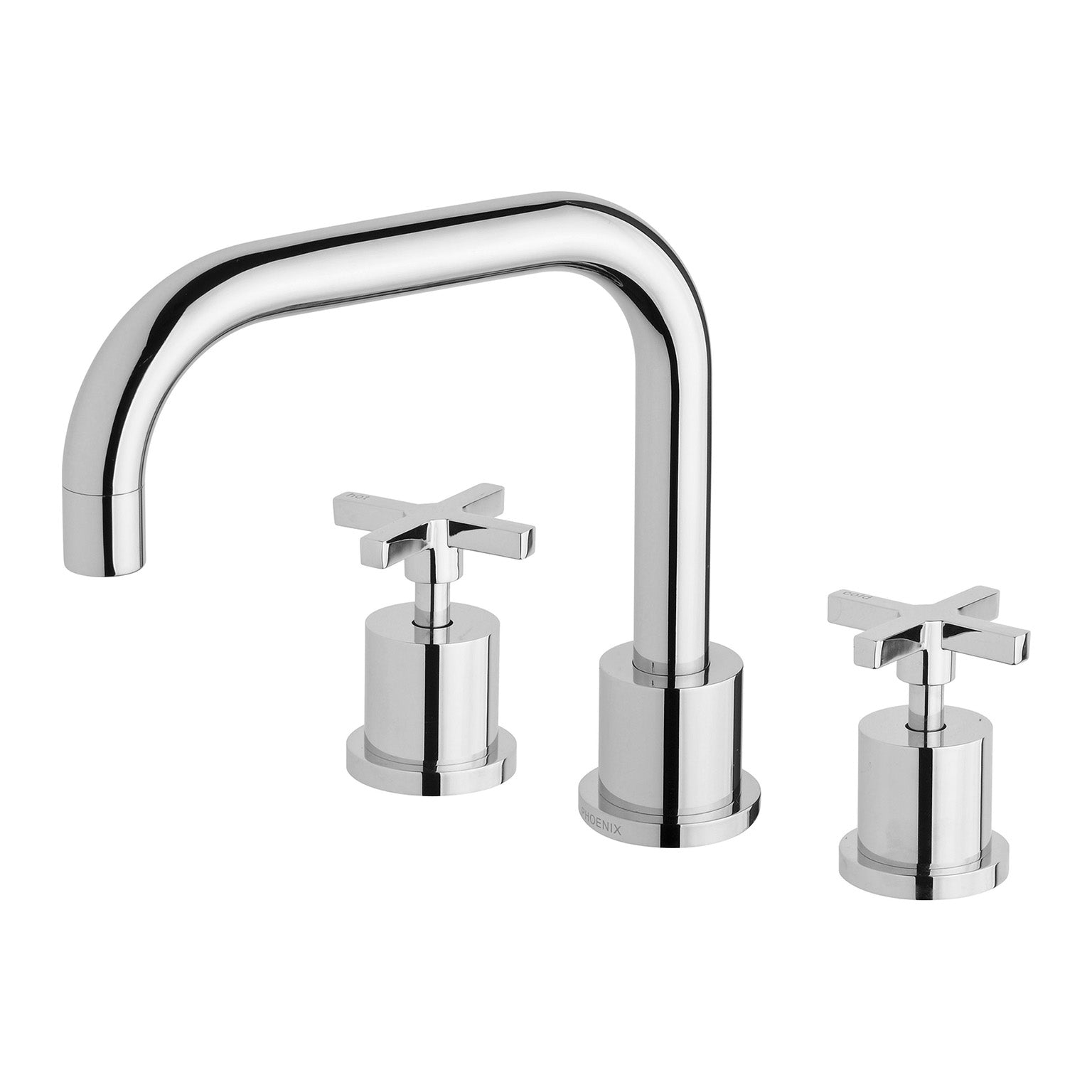 PHOENIX RADII BASIN SET SQUARELINE CHROME 160MM