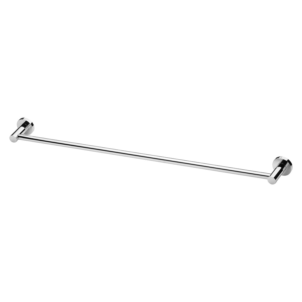 PHOENIX RADII SINGLE NON-HEATED TOWEL RAIL ROUND PLATE CHROME 800MM