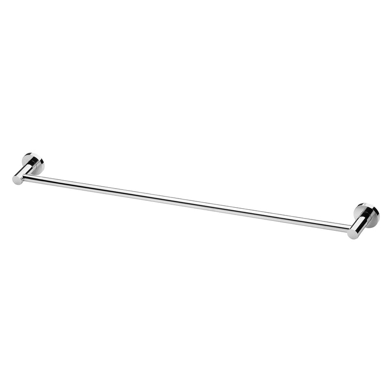 PHOENIX RADII SINGLE NON-HEATED TOWEL RAIL ROUND PLATE CHROME 800MM