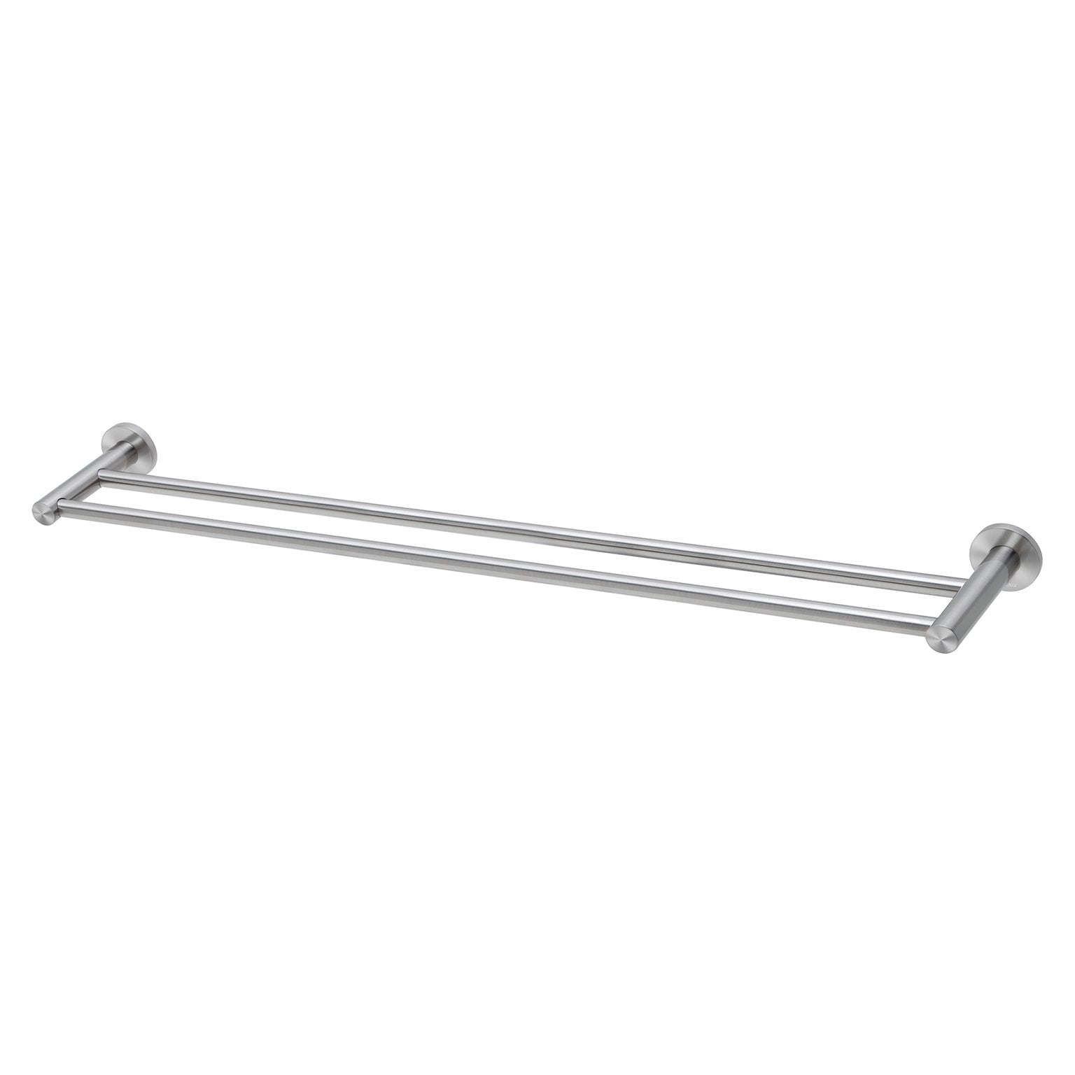 PHOENIX RADII SS 316 DOUBLE NON-HEATED TOWEL RAIL ROUND PLATE STAINLESS STEEL 800MM