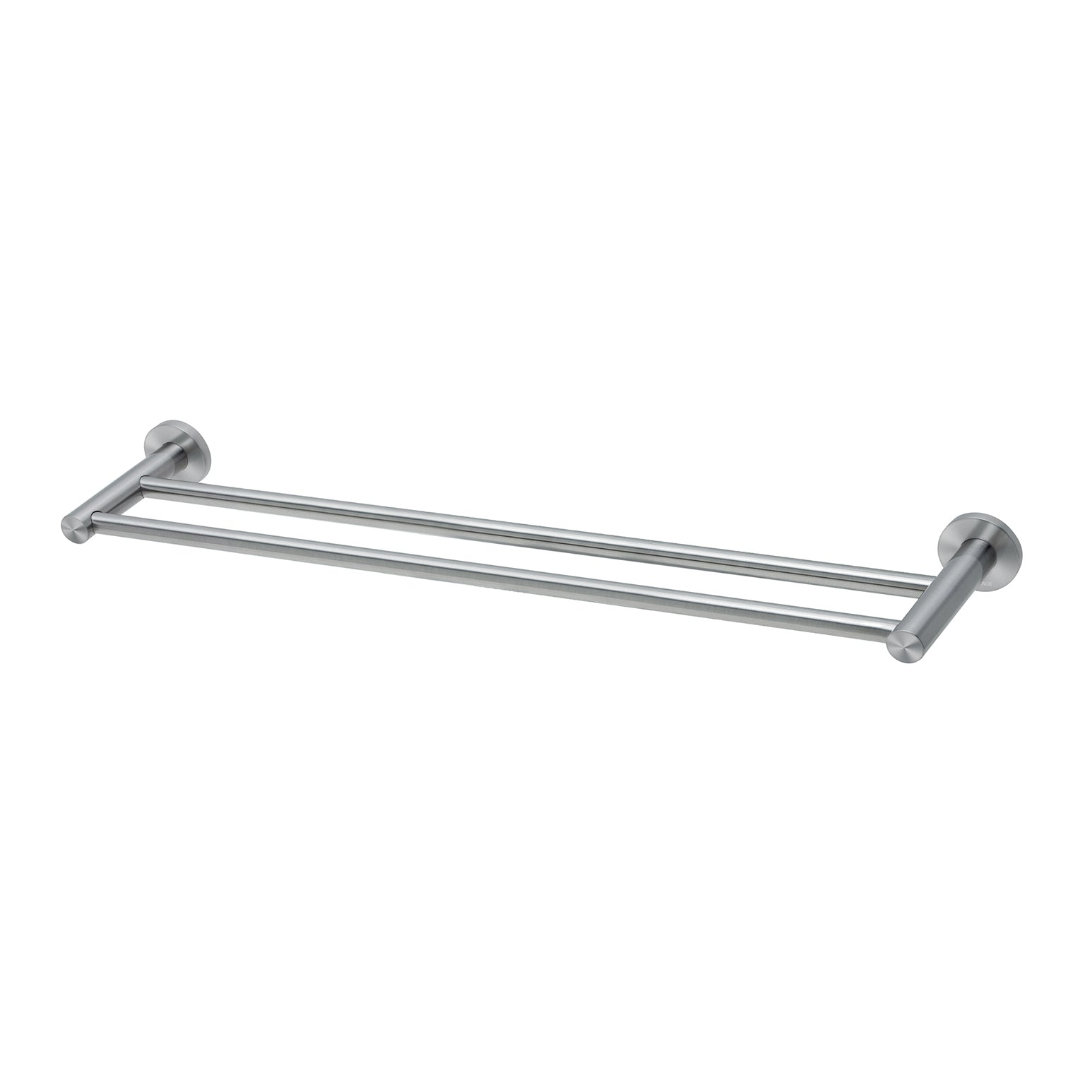 PHOENIX RADII SS 316 DOUBLE NON-HEATED TOWEL RAIL ROUND PLATE STAINLESS STEEL 600MM