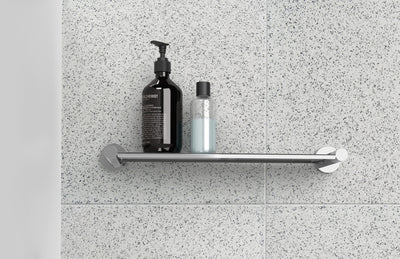 PHOENIX RADII METAL SHELF ROUND PLATE CHROME 424MM