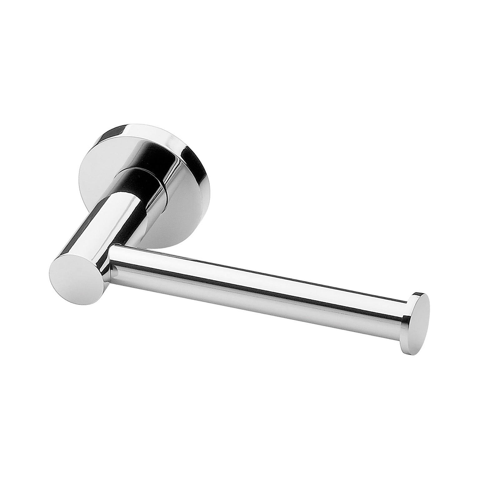 PHOENIX RADII TOILET ROLL HOLDER ROUND PLATE CHROME 138MM