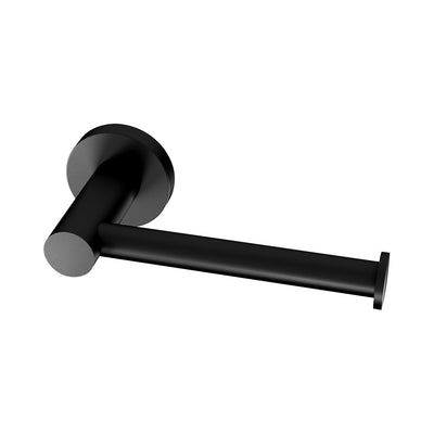 PHOENIX RADII TOILET ROLL HOLDER ROUND PLATE MATTE BLACK 138MM