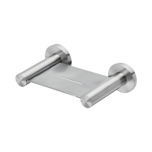 PHOENIX RADII SOAP DISH HOLDER ROUND PLATE SILVER GREY 140MM