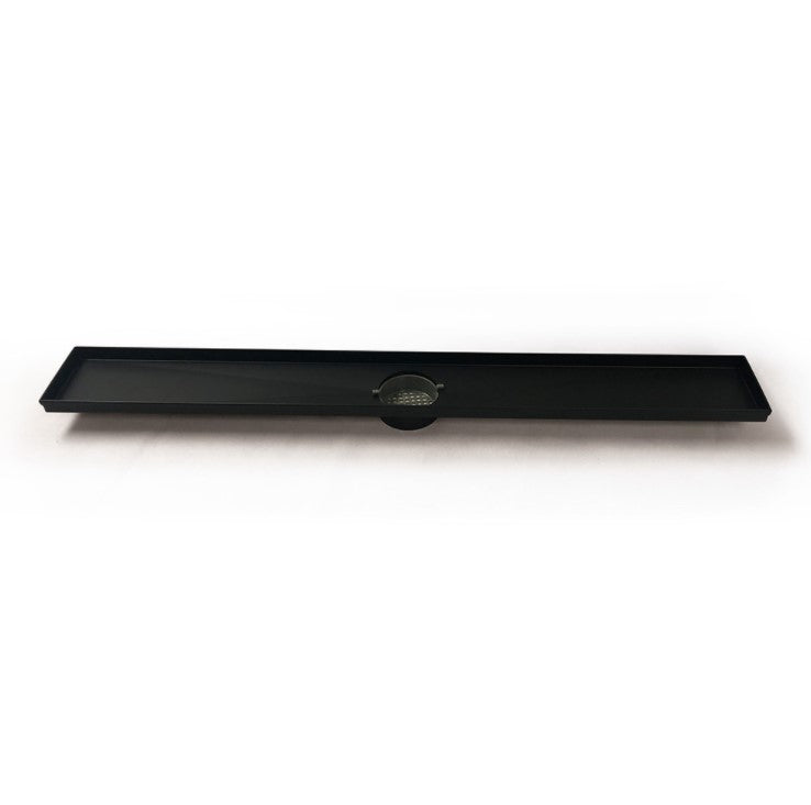 RADIANT HEATING FLOOR GRATES BLACK 800MM