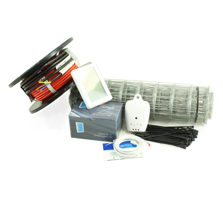RADIANT HEATING ISCK200W UNDER TILE FLOOR HEATING KIT