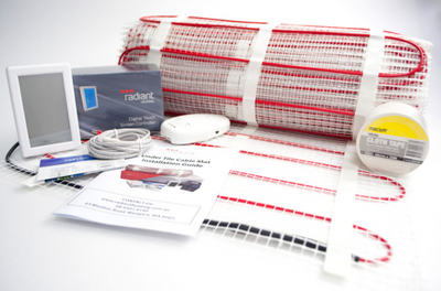 RADIANT HEATING UNDER TILE FLOOR HEATING KIT