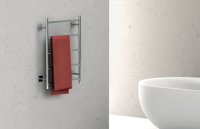 PHOENIX RADII NON-HEATED TOWEL LADDER SQUARE PLATE CHROME 550MM X 740MM