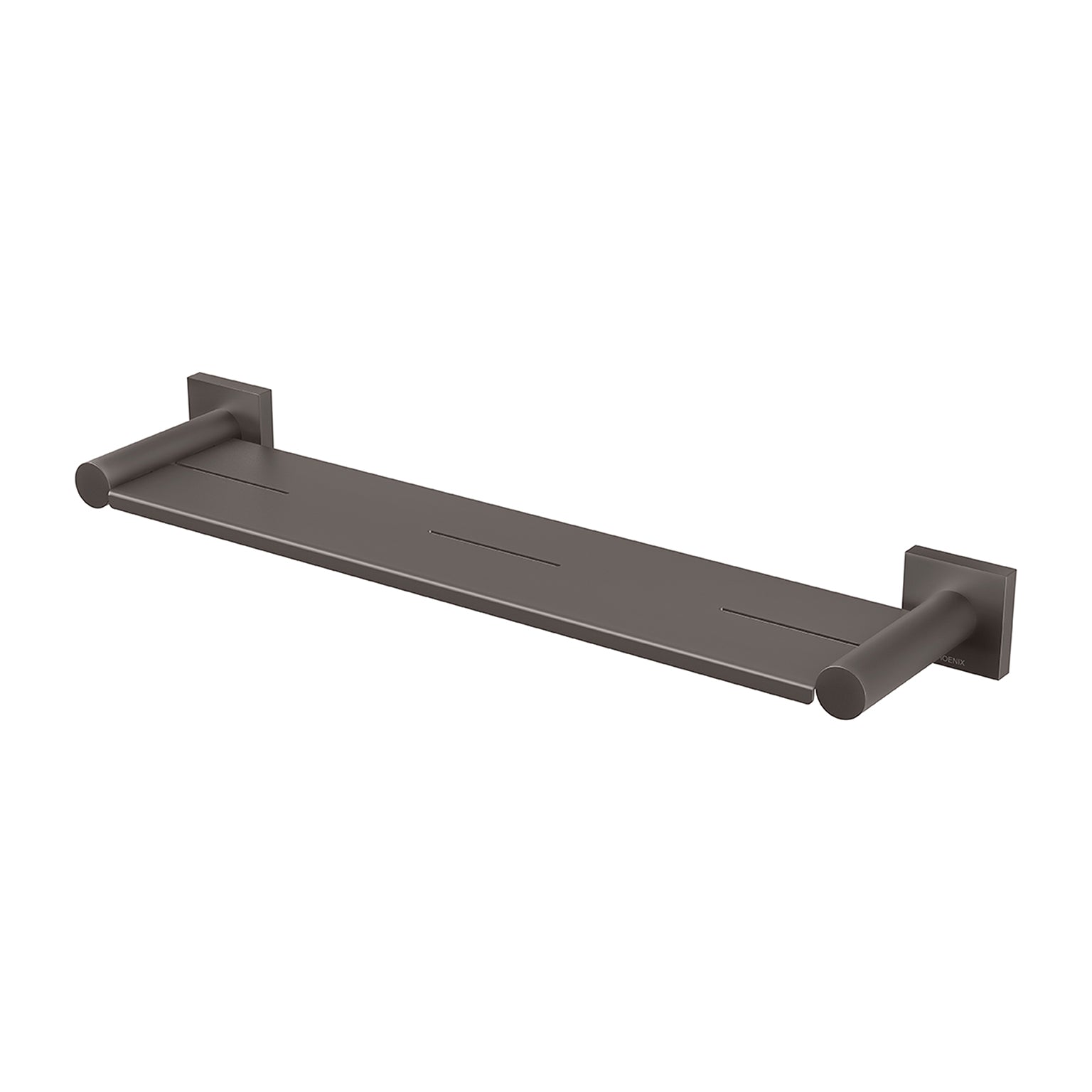 PHOENIX RADII METAL SHELF SQUARE PLATE GUN METAL 424MM