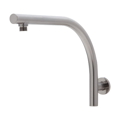 PHOENIX RUSH HIGH-RISE SHOWER ARM 400MM BRUSHED NICKEL