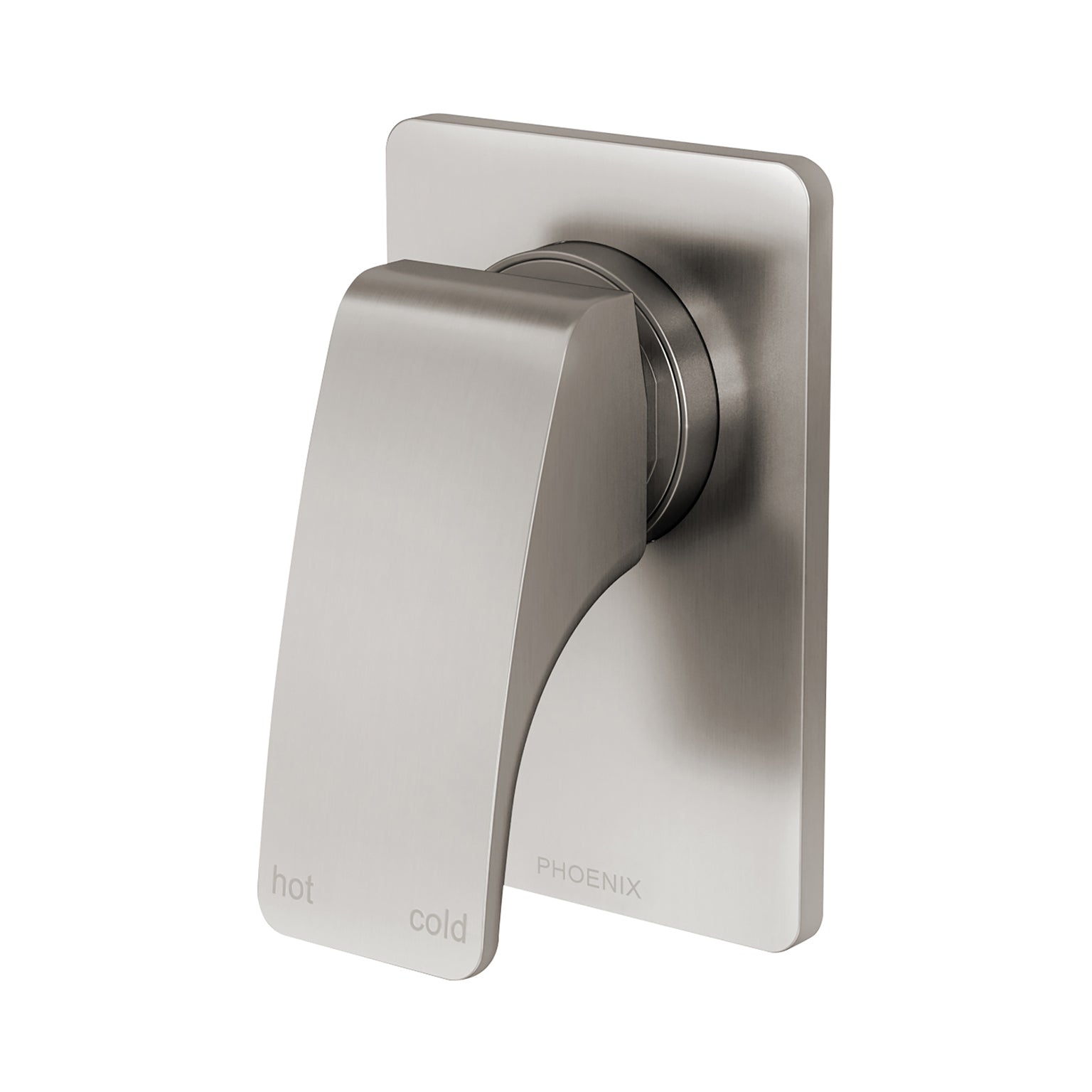 PHOENIX RUSH SHOWER / WALL MIXER BRUSHED NICKEL