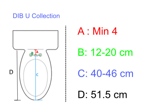 DIB U COLLECTION ULTRA SLIM BIDET WITH SIDE CONTROL