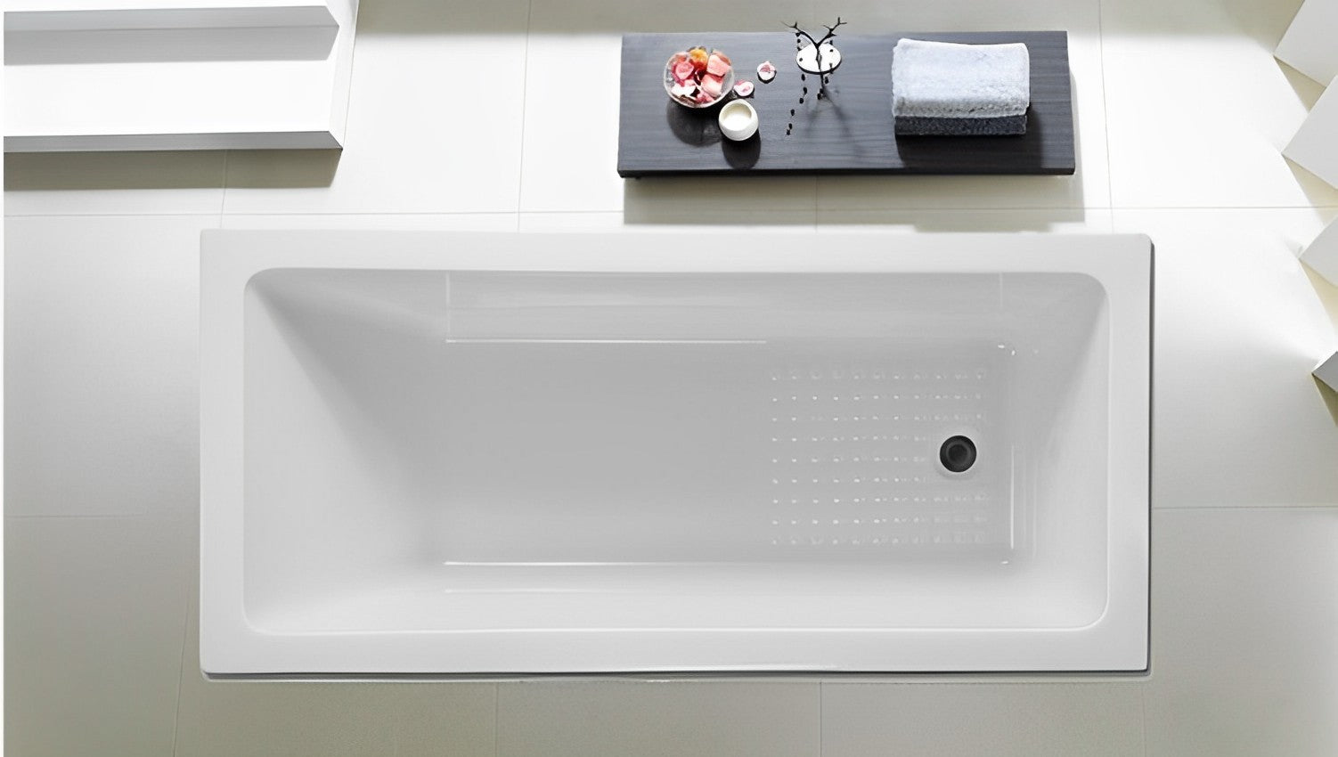 POSEIDON SANDY DROP IN BATHTUB GLOSS WHITE (AVAILABLE IN 1470MM AND 1690MM)