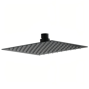 HELLYCAR STAINLESS STEEL SHOWER HEAD 200MM BLACK